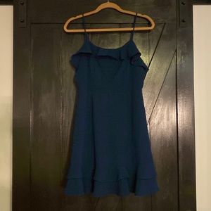 Simple blue dress